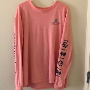Pink simply southern long sleeve shirt